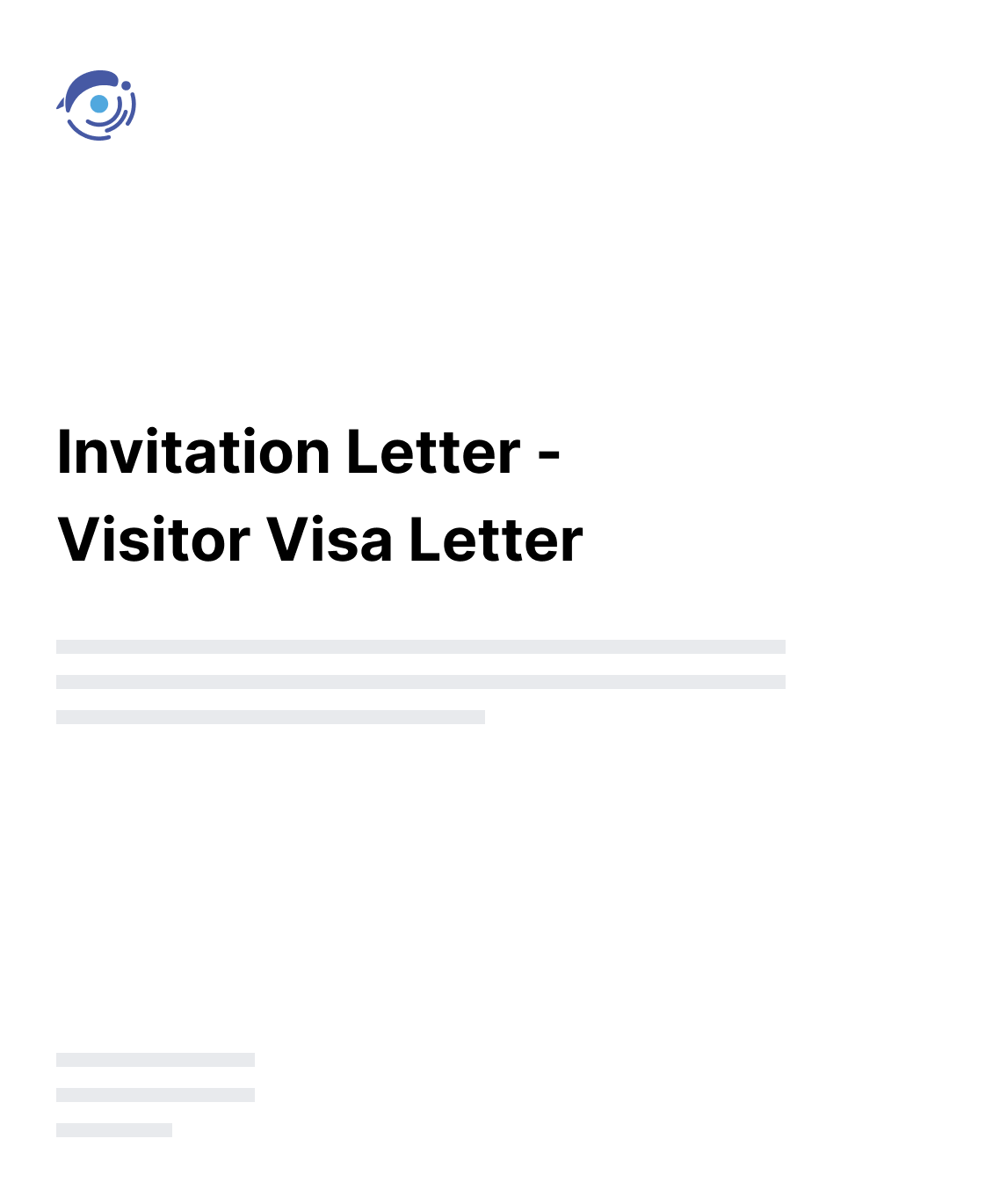 Invitation Letter Invitation Letter