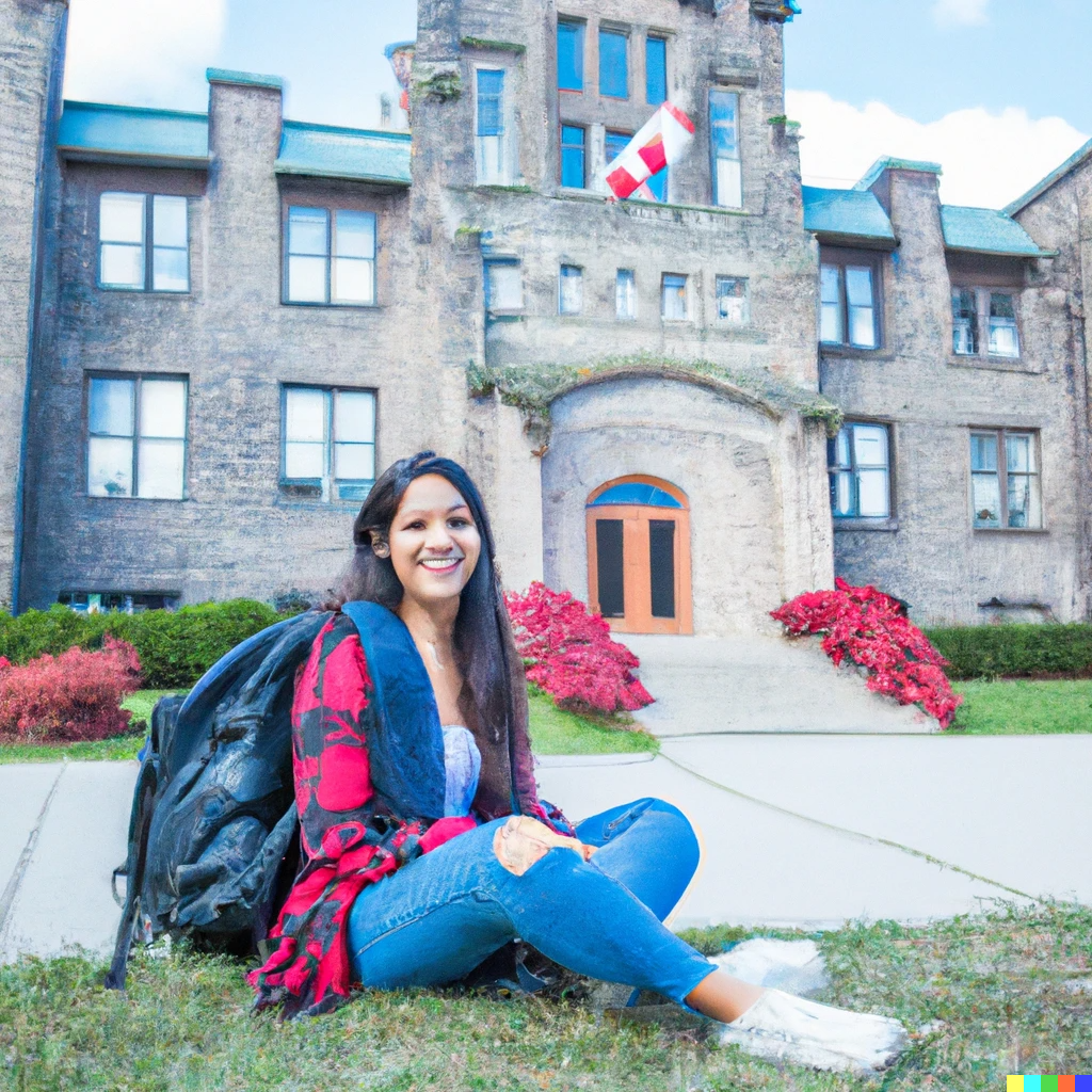 college student in canada